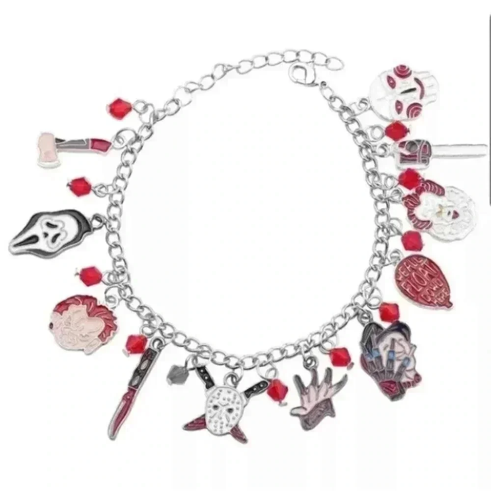 Holloween Horror Movies killer series Charms Bracelet